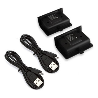 Kit 2 Bateria Recarregável E Cabo Usb Para Controle Xbox One em Oferta na Shopee