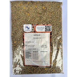 Lentilha Verde - pacote 1kg em Oferta na Shopee