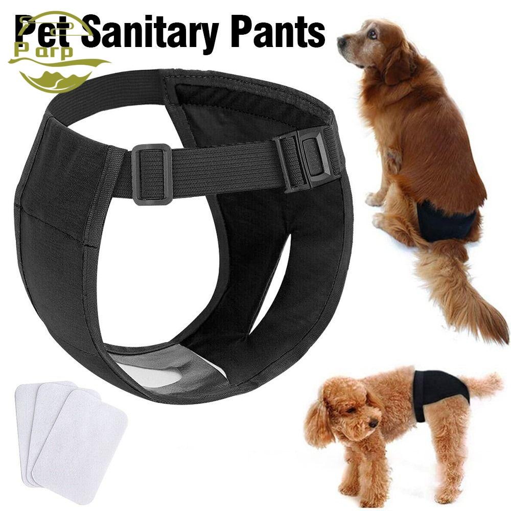 PARPERTY1 Calças Fisiológicas Respirável Lavável Período Menstrual Calcinha Shorts Para Cachorro