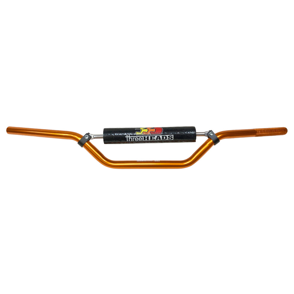 Guidão Threeheads Alto Com Barra Trilha Off Road Crf Falcon Sahara Xre Tornado Ttr Xt Dourado Cobre