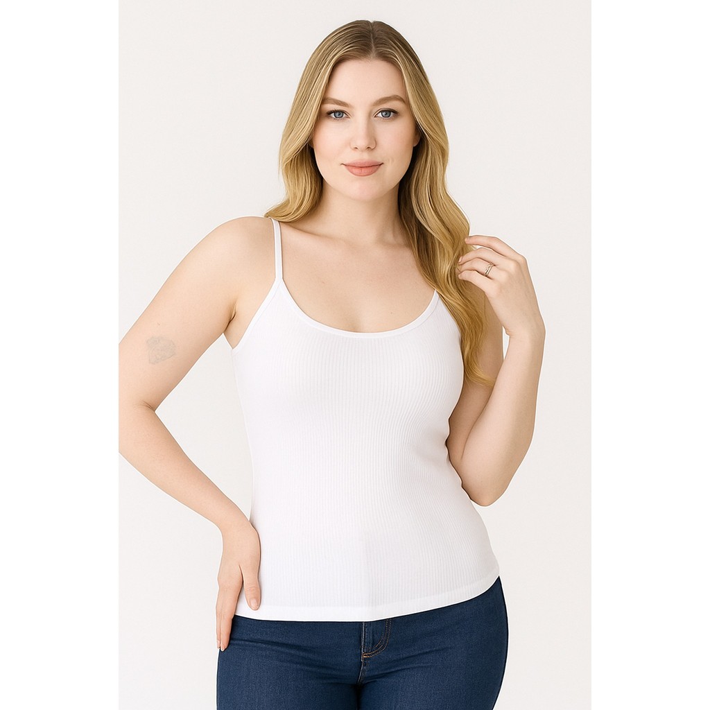 blusa blusinha feminina canelada elastano alça regata blog bem