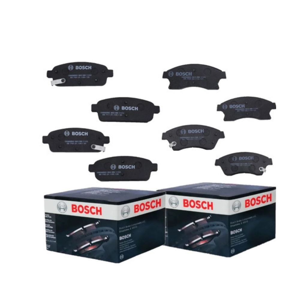 Jogo Pastilha De Freio Dianteira E Traseira Cruze 2014 Bosch em Oferta na Shopee