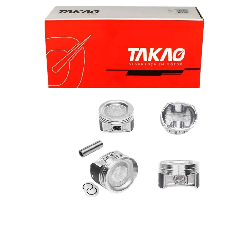 Pistão STD (Jg) A3 1.6 8V 2002 A 2011 / Polo 1.6 8V 2001 A 2014 / Golf 1.6 8V 2001 A 2014 - Takao Pvw16Cstd