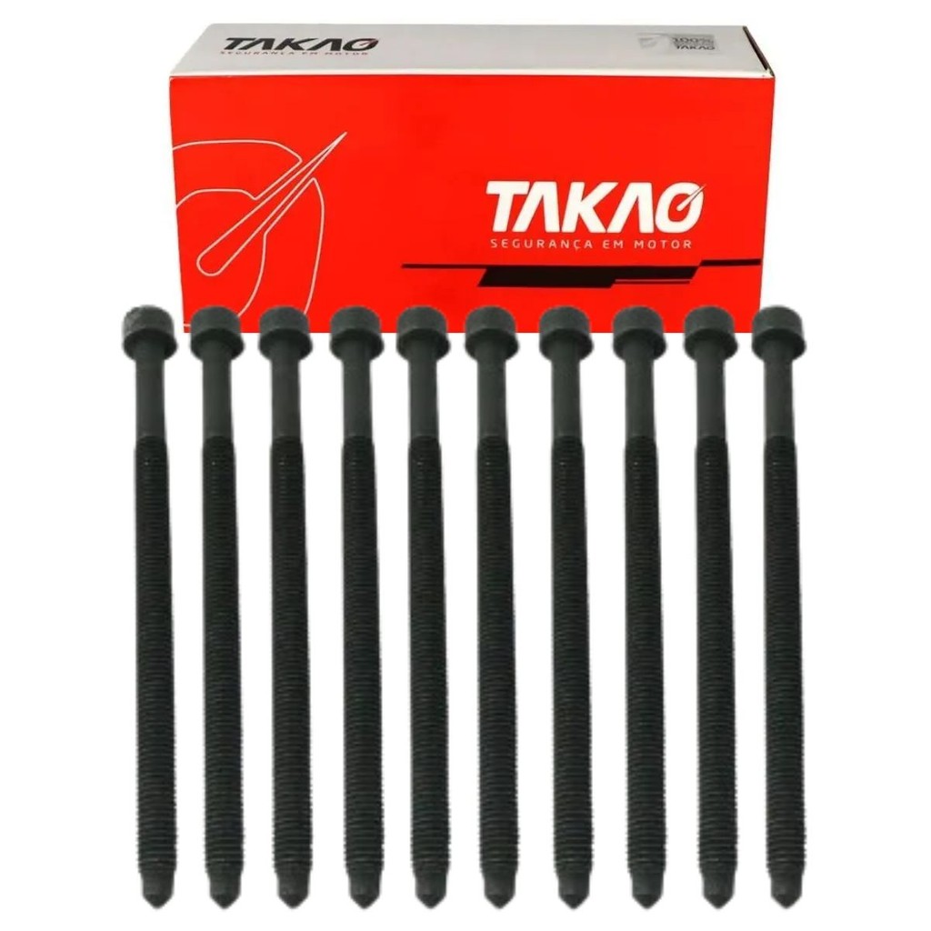 Parafuso Cabeçote (Jg) Cielo 1.6 16V 2010 A 2015 / Tiggo 2.0 16V 2010 A 2015 / S18 1.3 16V 2010 A 2018