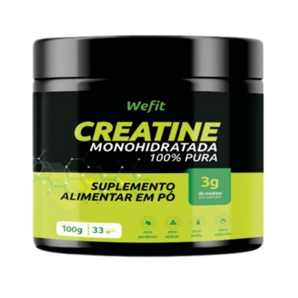Creatina Pote Com 100g Wefit em Oferta na Shopee