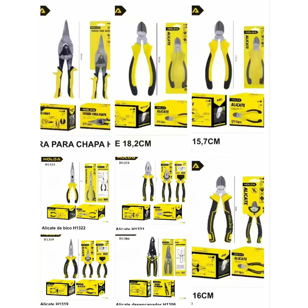 Alicate multiuso de 8 polegadas, cabos isolados, ferramentas profissionais multiuso, reparo em Oferta na Shopee