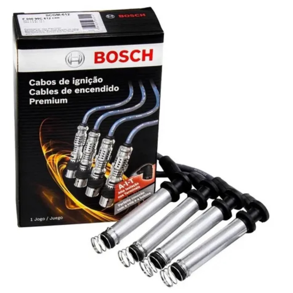 Cabo de Vela Bosch Silicon Power Scgm012 F00099c012 Chevrolet Celta Life Spirit Super 1.0 8V VHC 2000-2016 Envio Rápido