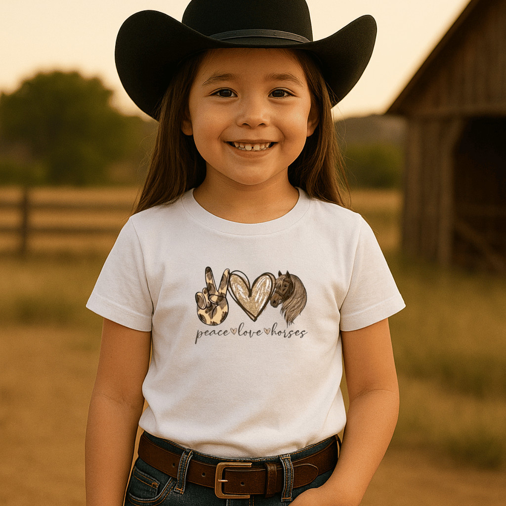 Blusa tshirt infantil menina country boiadeira cavalo camisa camiseta feminina infantil e juvenil do 02 ao 14