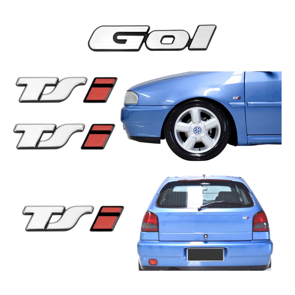 Emblemas Gol Tsi + Laterais Tsi - Bola G2 - 1995 À 1999