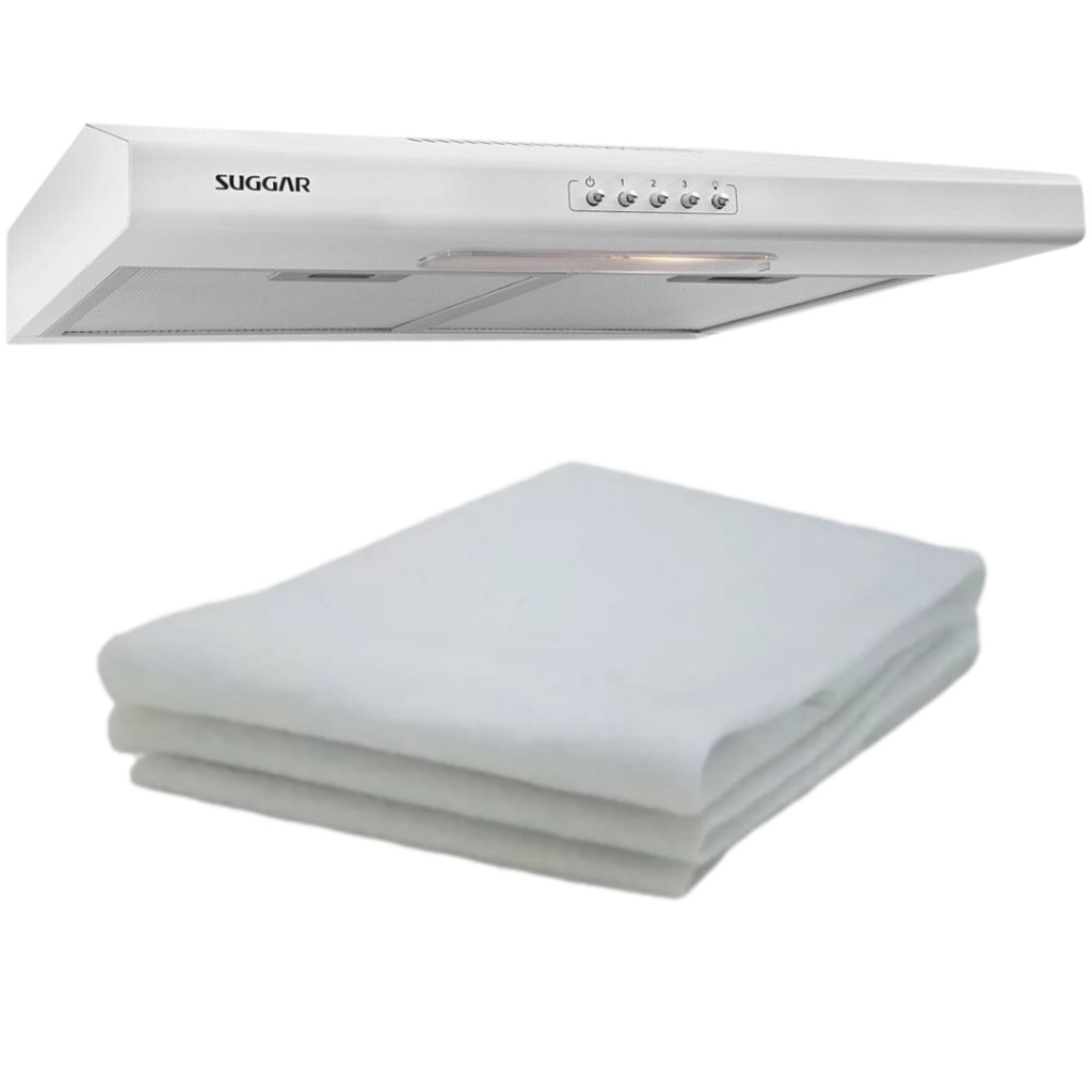 Imagem 2 Filtros Manta P/ Coifa Exaustor Depurador Colormaq Suggar Branco
