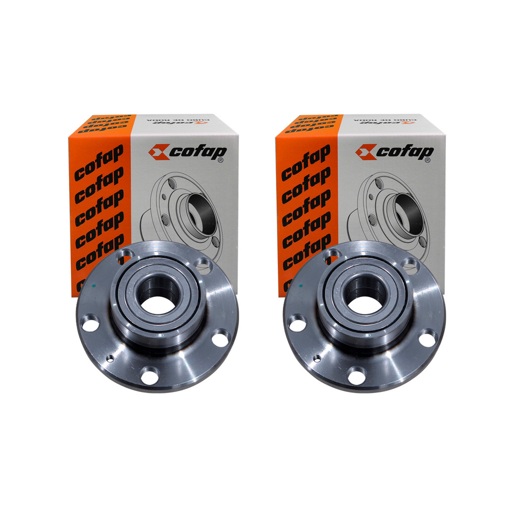 Par Cubo Roda Traseiro Com Rolamento Fox Polo Space Cofap em Oferta na Shopee