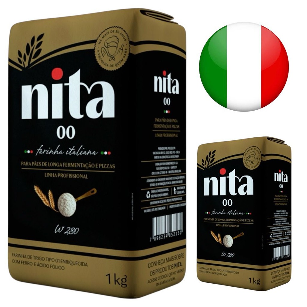 2KG FARINHA ITALIANA 00 PIZZARIA ( NITA ALIMENTOS )