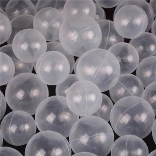 Bolinha transparente para piscina de bolinhas 100 unidades
