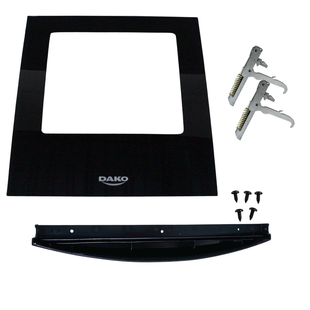 Vidro Externo + Puxador + Dobradiça Fogão Dako Supreme Glass 4 Bocas
