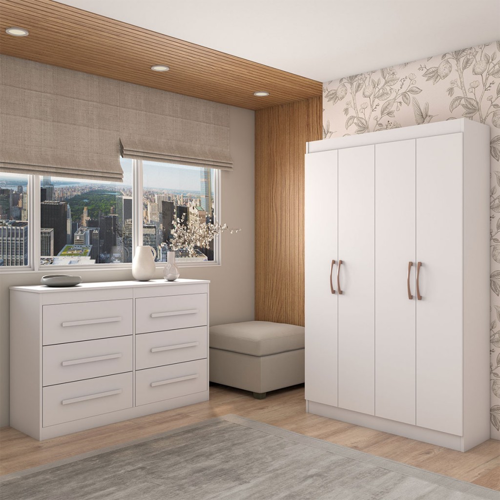 Cômoda e Guarda Roupa Solteiro: Onde Comprar | BuscaProdutos