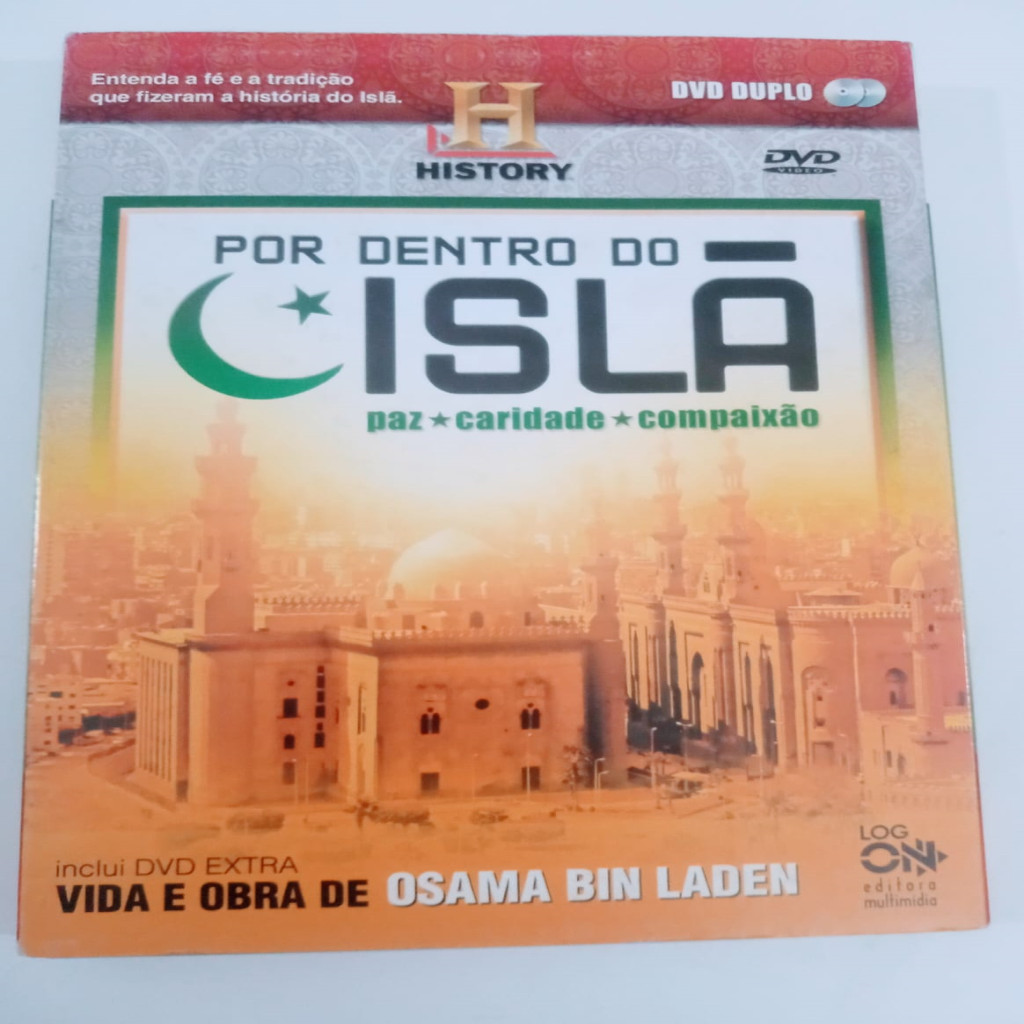 DVD DVD Por Dentro do Isla - Paz - Caridade - Compaixao - DVD extra Vida e Obra Osama Bin Laden editora History Channel