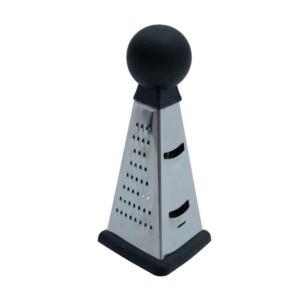 Ralador 3 Faces de Inox com Silicone Preto Oikos
