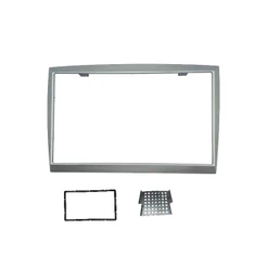 Moldura 6.8" e 7" Renault Megane Dynamique Sedan, Grand Tour (Com suporte) 07/13 - Prata