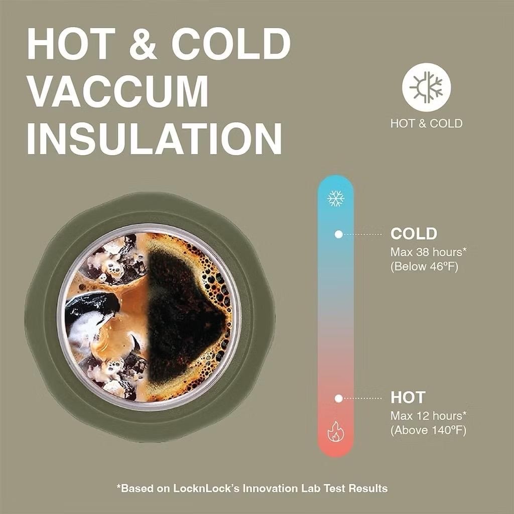 Garrafa Térmica Grande Capacidade Esportiva De Viagem Tampa De Portátil 800ml