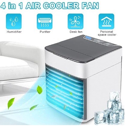 Climatizador Portátil USB Umidificador Ar Condicionado Pessoal