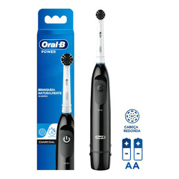 Escova De Dente Elétrica Power Charcoal Oral-b + Pilha - Original + Nota fiscal