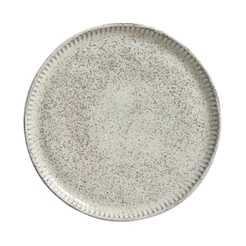 Conjunto com 6 Pratos de Sobremesa Linhas Pistache Ø21,5cm
