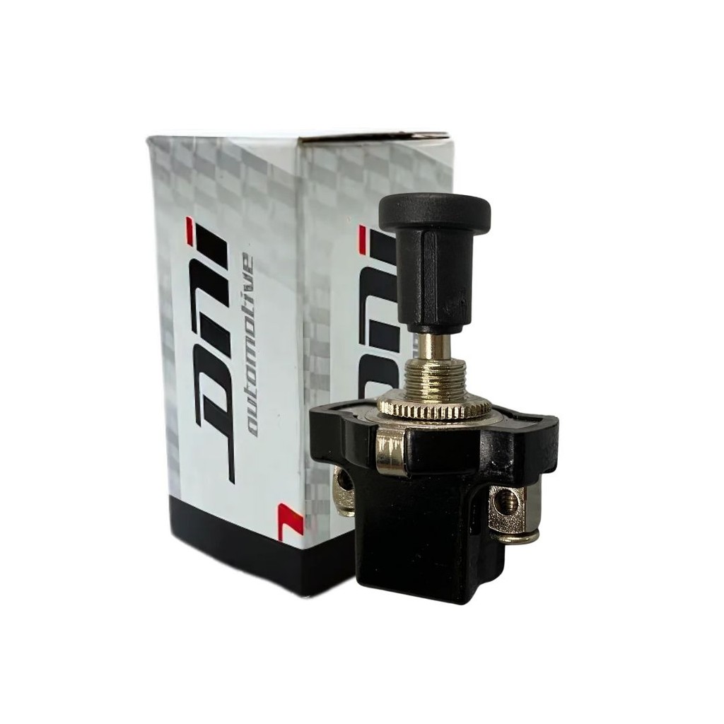 Chave Comutadora Tic Tac Puxa Empurra Uso Geral 2 Posições 2 Terminais Interruptor Universal DNI