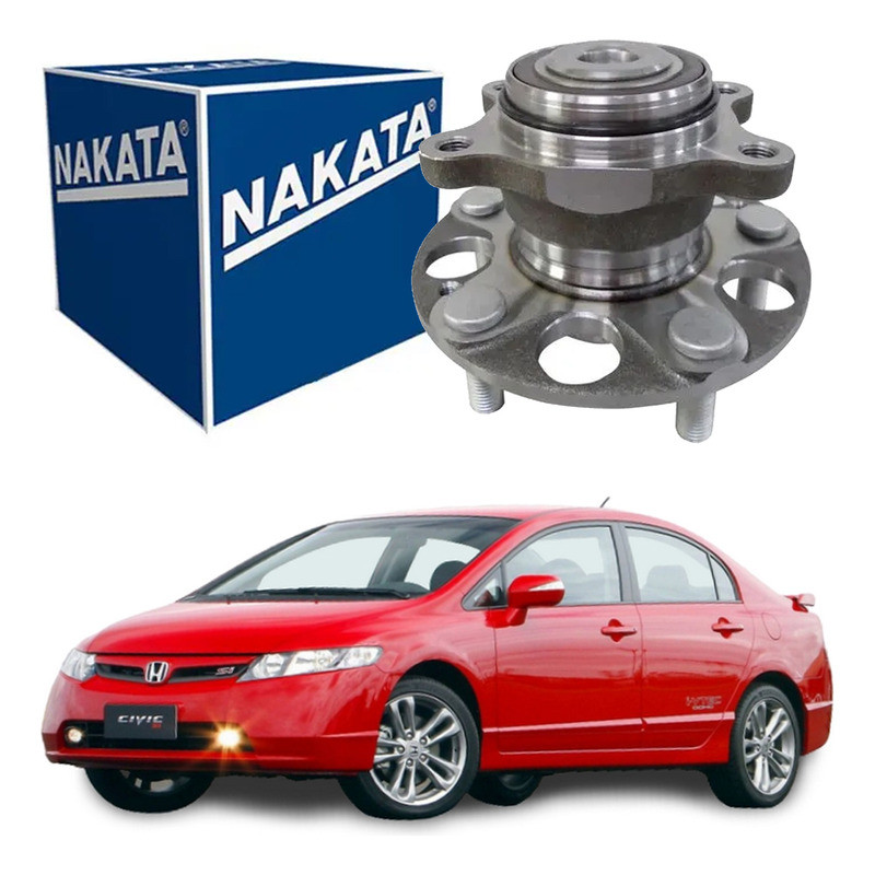 Cubo Rolamento Traseiro Nakata Civic Si 2.0 2007 A 2011 em Oferta na Shopee