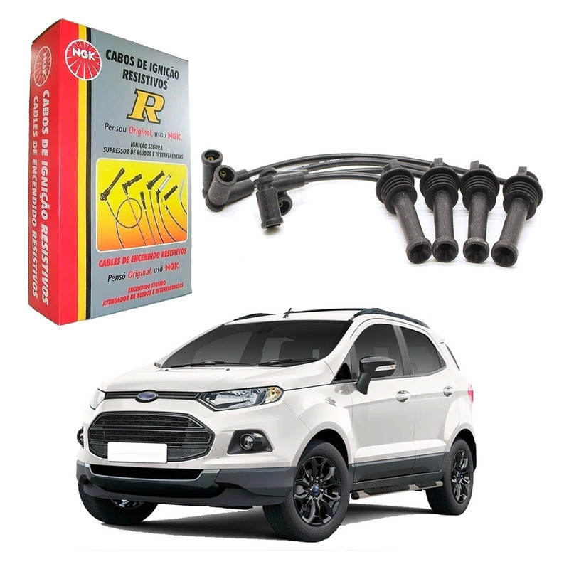 Cabo De Vela Ngk Ecosport 1.6 16v 2013 A 2017 em Oferta na Shopee