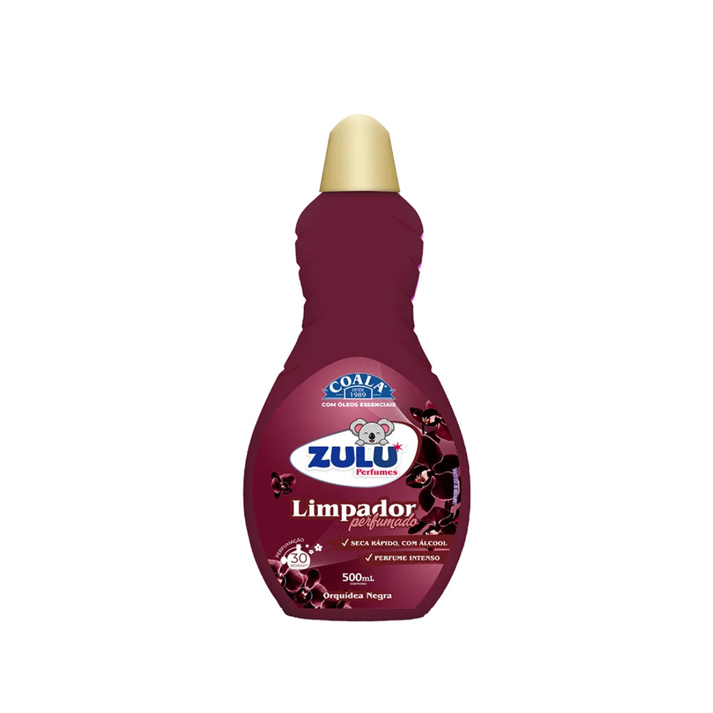 Limpador Orquídea Negra 500ml Zulu Perfumes Coala