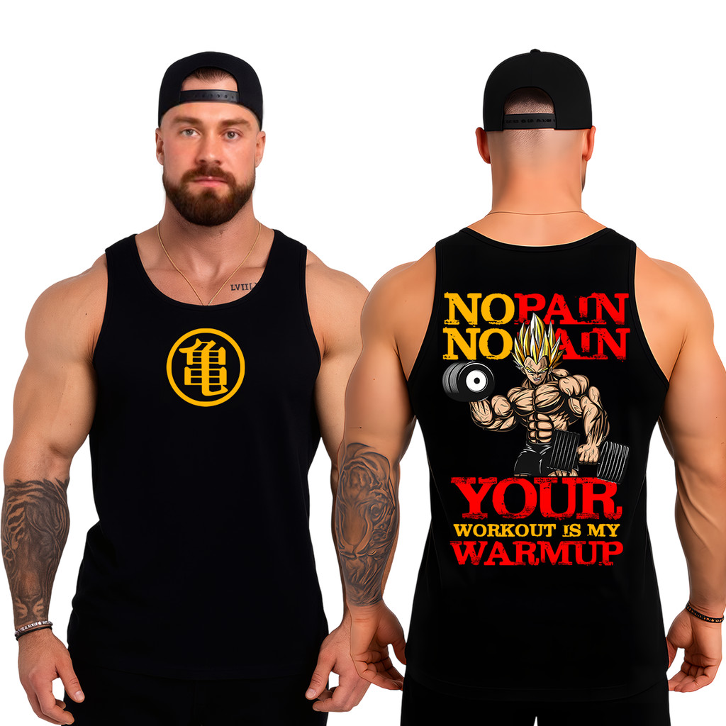 Camiseta Original Masculina Dry Fit para Academia para Musculação Treino Vegeta Workout Dragon Ball em Oferta na Shopee