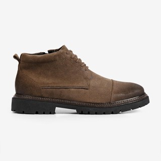 Bota Masculina Casual Couro Ferracini Palmilha Anti impacto Marrom Forest 6708-715L