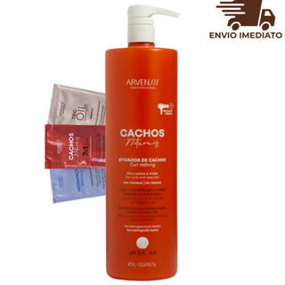 Creme Ativador de Cachos Ondulados Cacheados Arvensis Vegano Filtro Solar Finalizador 1 Litro em Oferta na Shopee