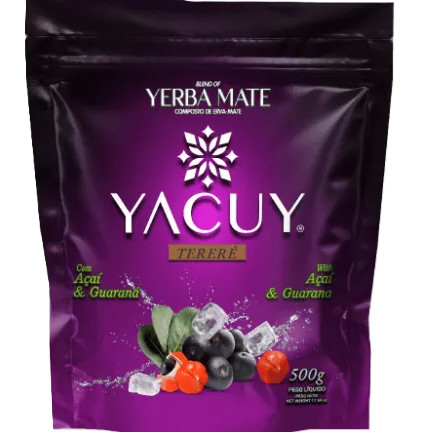 Erva Mate Tererê Açaí e Guaraná Yacuy 500g