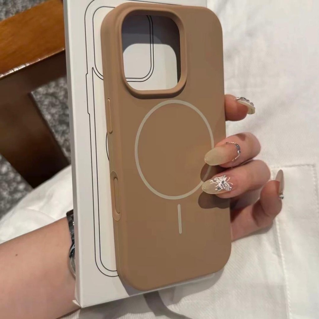 Case Celular Silicone Redonda Magnética Para iPhone 16 Pro Max 11 12 13 14 15 Macia/ Prova De Choque em Oferta na Shopee