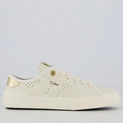 Tênis Coca Cola Fortune Feminino Branco e Dourado
