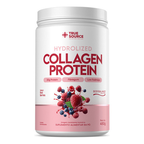 Collagen Protein Bodybalance True Source 450gr Frutas Vermelhas – Colágeno Hidrolisado