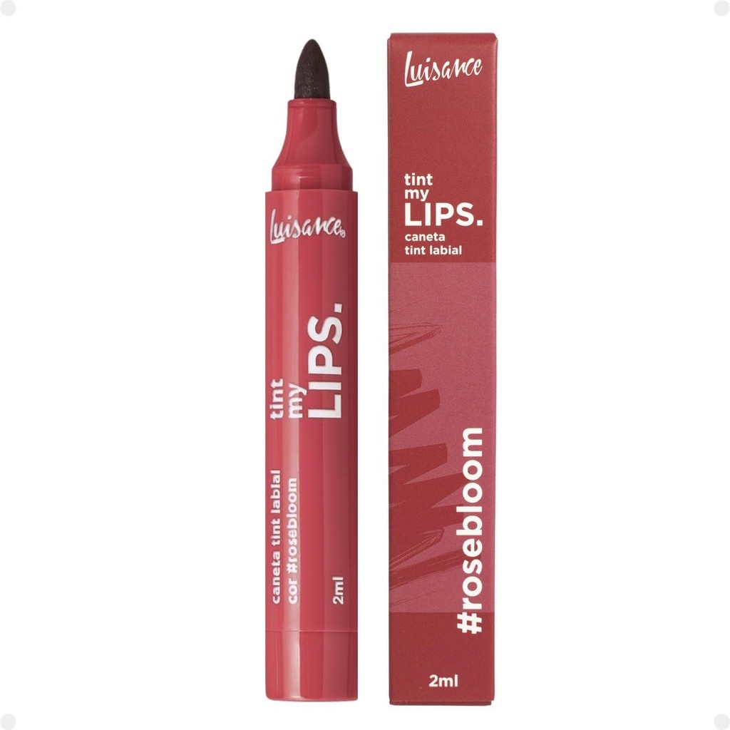 Caneta Tint Labíal Luisance My Lips: Rosebloom L17011 em Oferta na Shopee