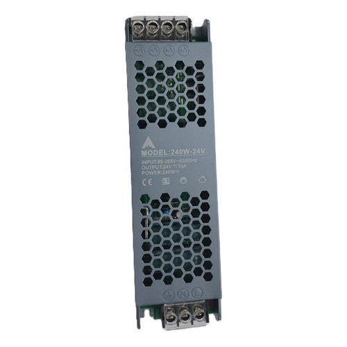 Fonte Chaveada Slim 24v 10a 240w Bivolt Som Automotivel Paredao Led Conversor de Voltagem