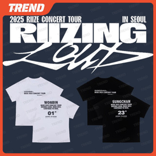 2025 RIIZE CONCERT TOUR " Rizing LOUD " Merch Camiseta De Algodão Vintag Unissex Moda Solta SHOTARO EUNSEOK A . em Oferta na Shopee
