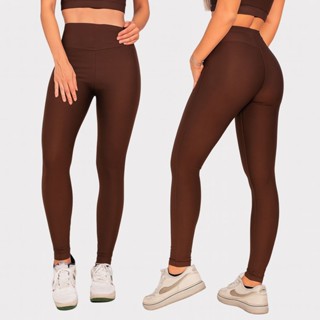 Calça Legging Feminina Cós Alto Fitness Academia Suplex em Oferta na Shopee