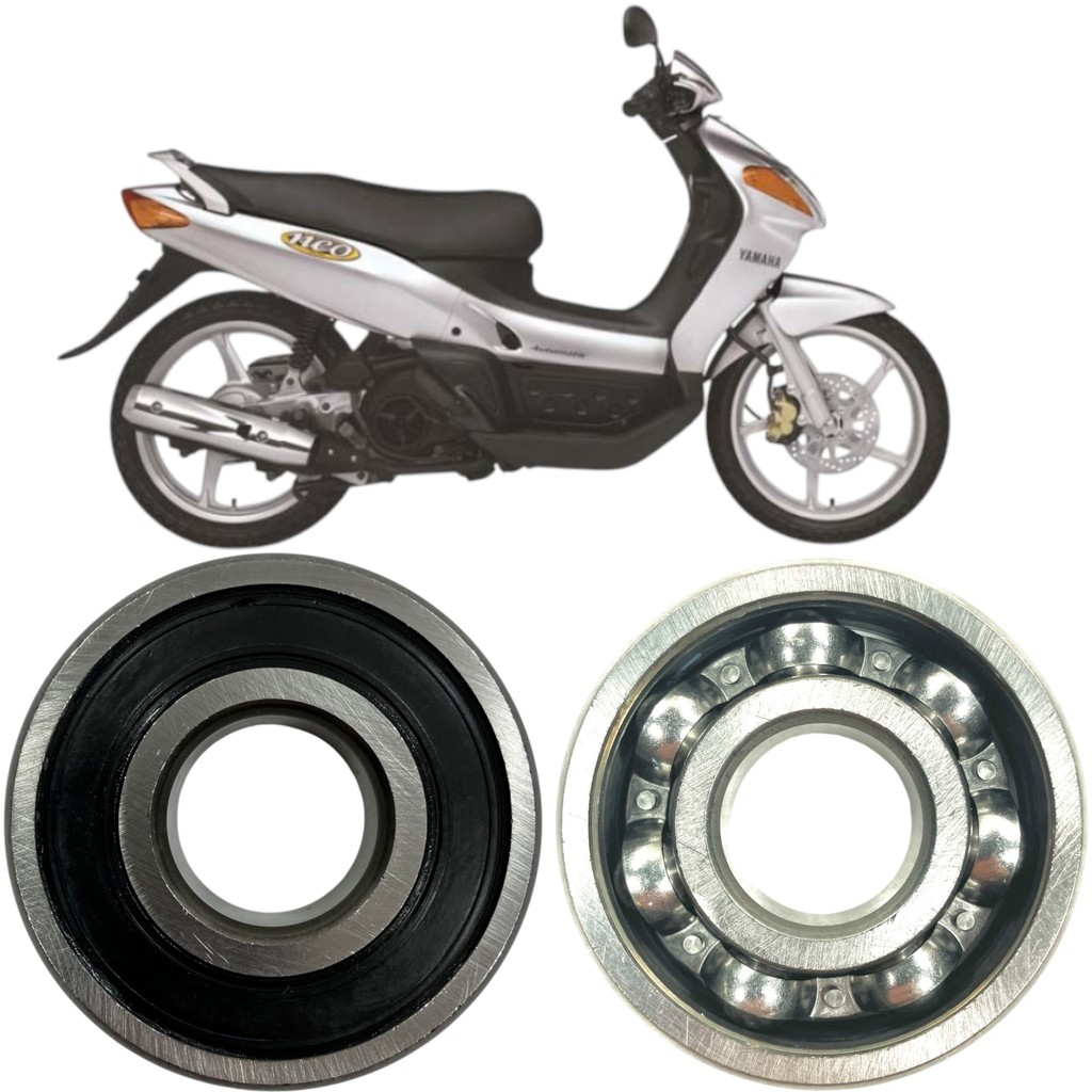 PAR DE ROLAMENTOS VIRABREQUIM YAMAHA AT 115 NEO 2004 A 2012