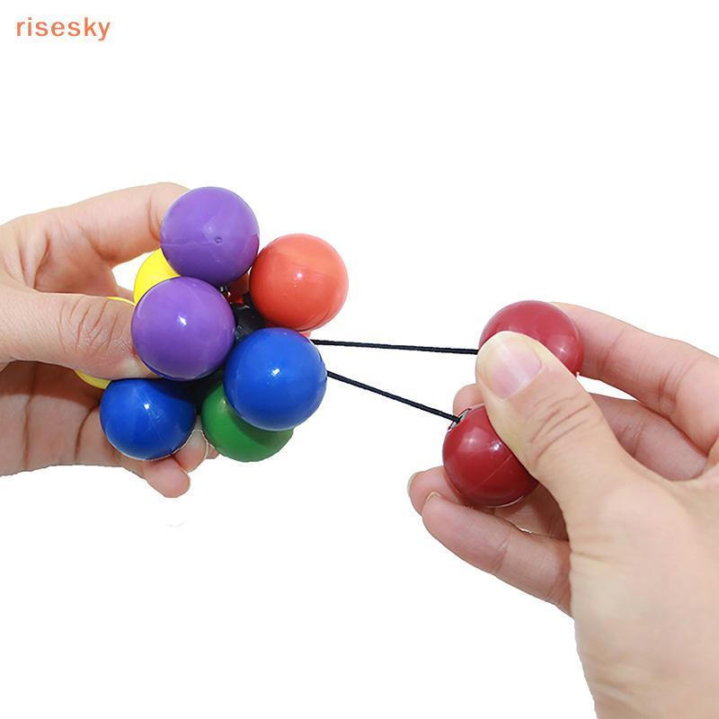 [risesky] Bola Colorida Para Alívio Do Estresse , Anti-Crianças , Brinquedo Sensorial Adultos , Bolas De Brinquedos De A