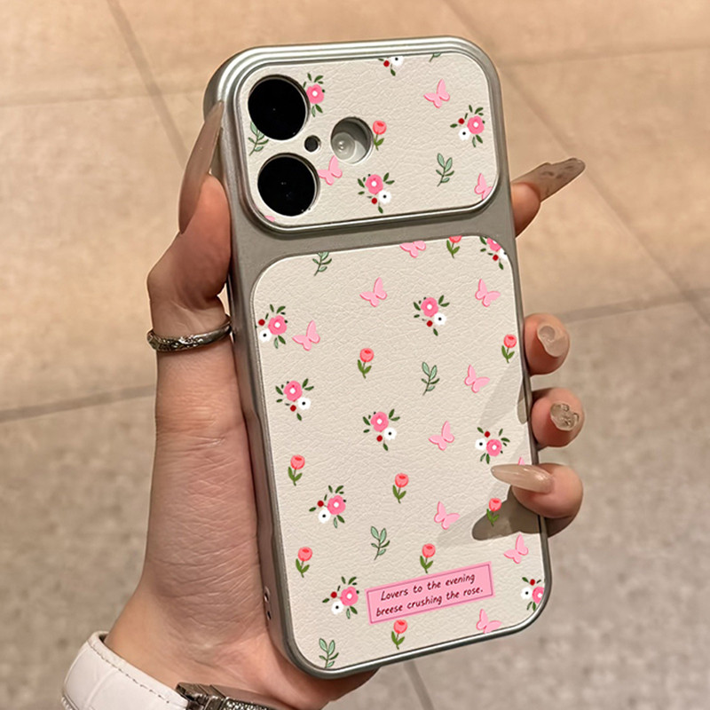 Rosa Floral Caso De Telefone Para Samsung A57 A37 A17 A56 A55 A54 A36 A25 A26 S26 Ultra S25 S24 FE S23 S22 S21 Plus Capa