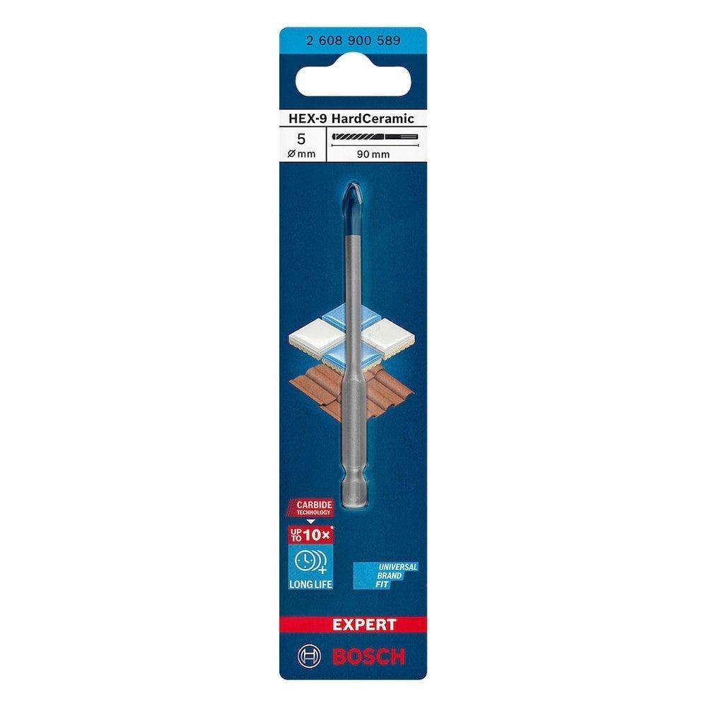 Broca Para Porcelanato Bosch Expert Hex-9 Hard Ceramic 5mm