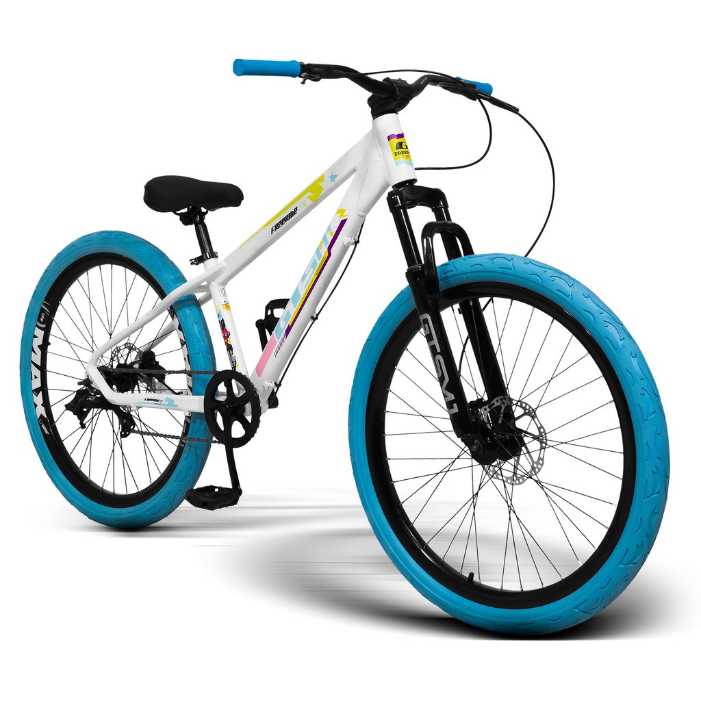 Bicicleta Freeride GTS Aro 26 Freio Hidráulico 1 Marcha | Gtsm1 Freeride Maxx Grau