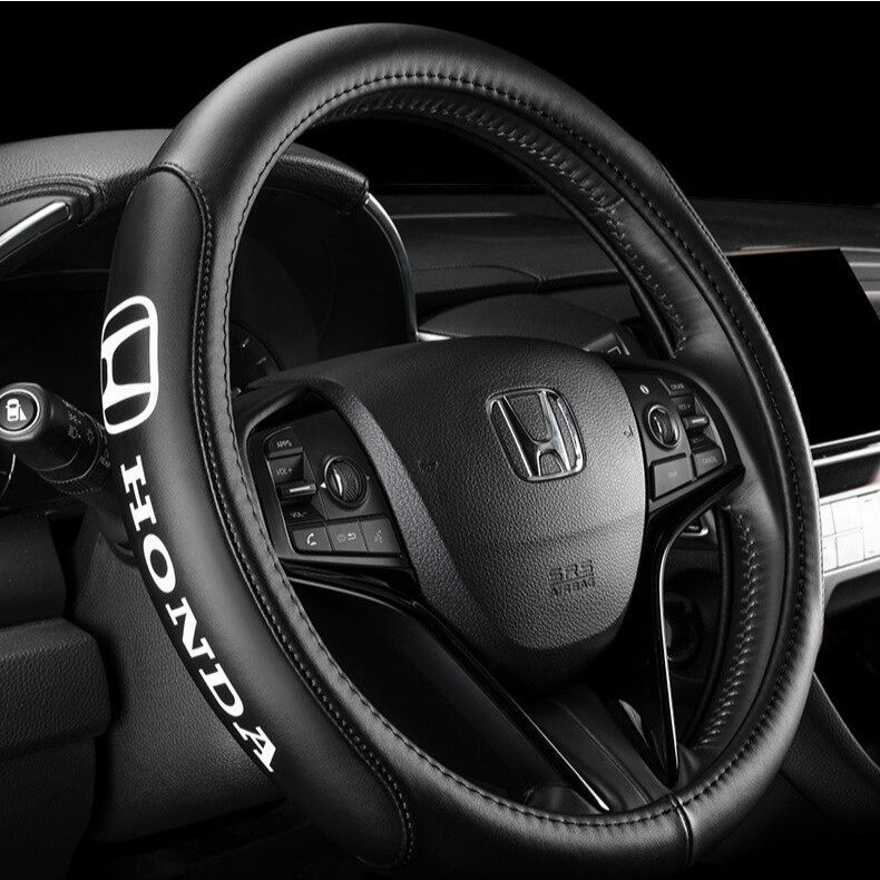 Volante de couro para Honda Crown Road URV ten civic CRV xrv EX5 rs150r city rs150r jazz wave civic FC Honda crown