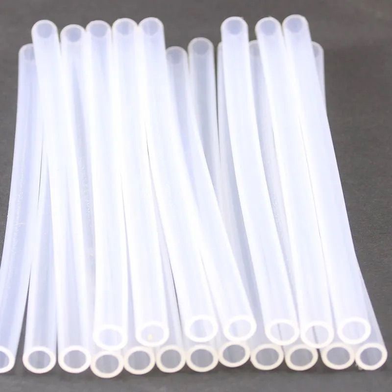 Canudo de silicone de qualidade alimentar, acessórios para copos isolados, mangueira de bebida reutilizável, canudo para