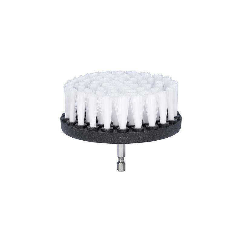 Artglococo 1pc Acessório De Escova De Broca Macia 4 Polegada Para Limpeza De Carpetes , Couro E Estofamento De Vidro Pne