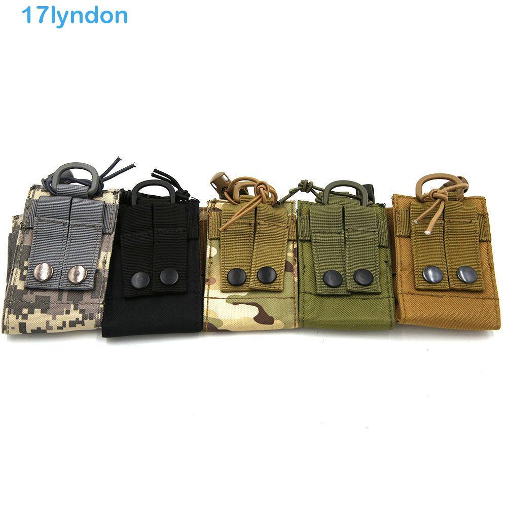 LYNDON Walkie Talkie Saco Pacote Bolsa Molle-Caso De Armazenamento De Interfone